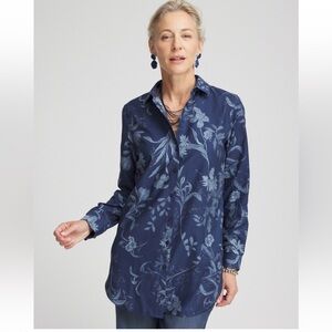 No Ironi™ Floral Tunic Sz 1.5 M